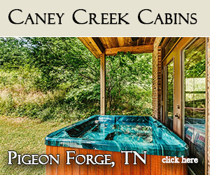 Caney Creek Cabins in Pigeon Forget TN